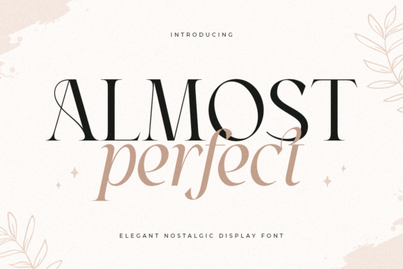 Almost: A Modern Font for Contemporary Design