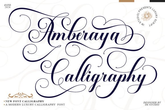 Amberaya Calligraphy: A Timeless Font for Creative Expression