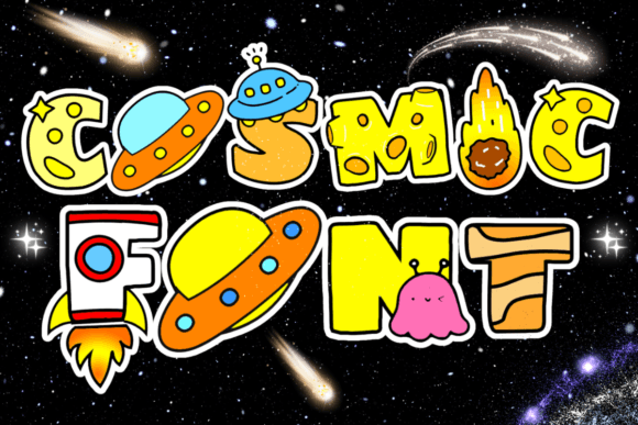 Cosmic: A Cosmic Font for Creative Expression