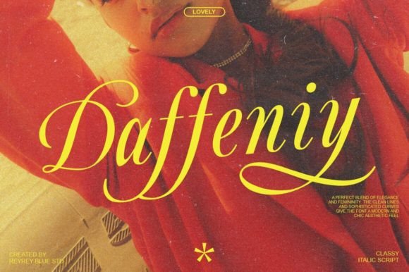 Daffeniy: The Elegant Italic Calligraphy Font for Modern Design