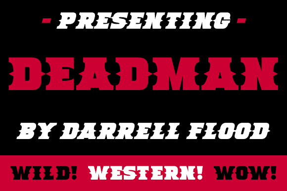Deadman: A Bold Western Font for Creative Designs