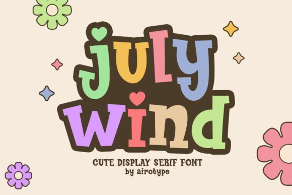 Discover the Charm of July Wind Font