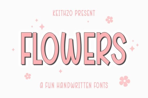 Flowers: A Handwritten Font That Brings Joy to Every Design