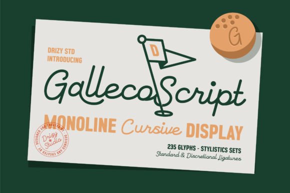 Galleco: Elegant Script for Refined Design