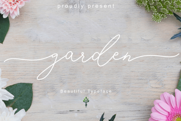 Garden Font: A Blend of Elegance and Rustic Charm