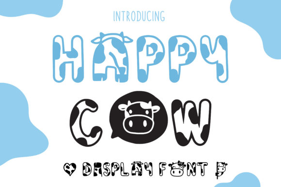 Happy Cow Font: Playful and Expressive