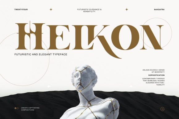 Helkon: A Modern Typeface for Bold Design