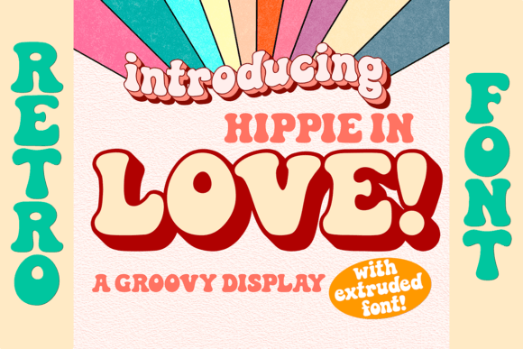 Hippie in Love: A Retro Font with Timeless Appeal