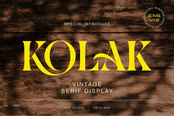 Kolak: A Timeless Serif for Modern Design