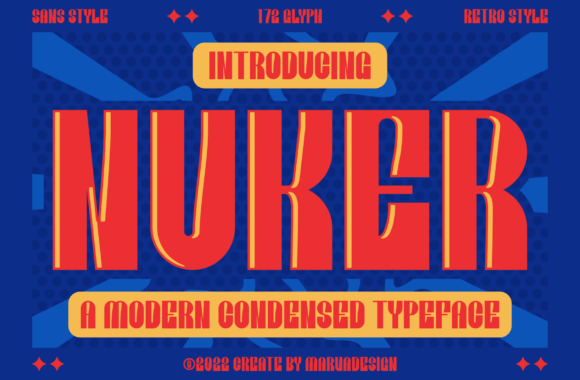 Nuker: A Modern Font for Bold and Sleek Design