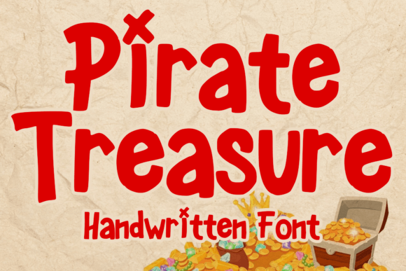 Pirate Treasure: A Bold, Fun Display Font for Creative Projects