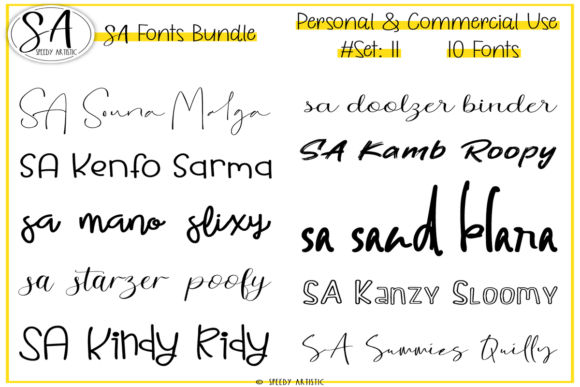 Script and Handwritten Bundle 11