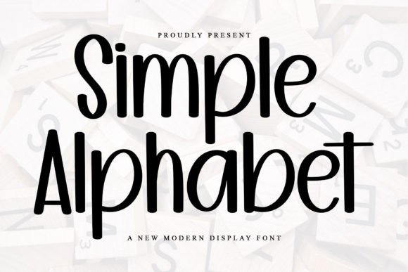 Simple Alphabet: A Festive Font for Every Occasion