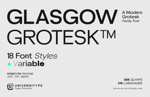 UT Glasgow Grotesk: A Typographic Journey Through Modern Design