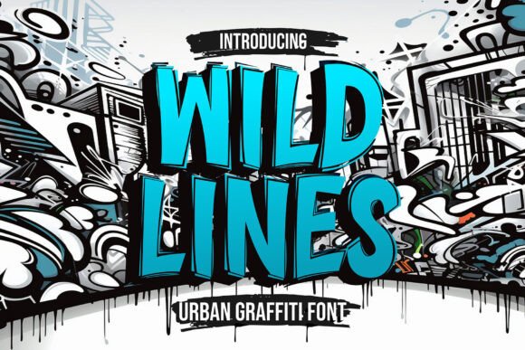 Wild Lines: The Bold Font for Urban Expression